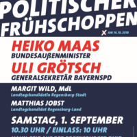 Politischer Frühschoppen mit Heiko Maas auf der Regensburger Dult